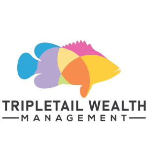 Logotipo de pescado - Tripletail Wealth Management